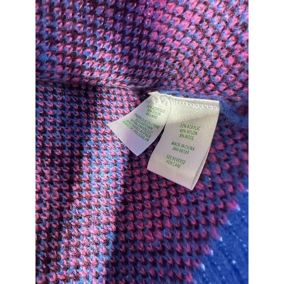 NEW! Lilly Pulitzer Ferrara Sweater Growl and Prowl Jacquard Blue Pink‎ SZ XXS - Picture 7 of 8